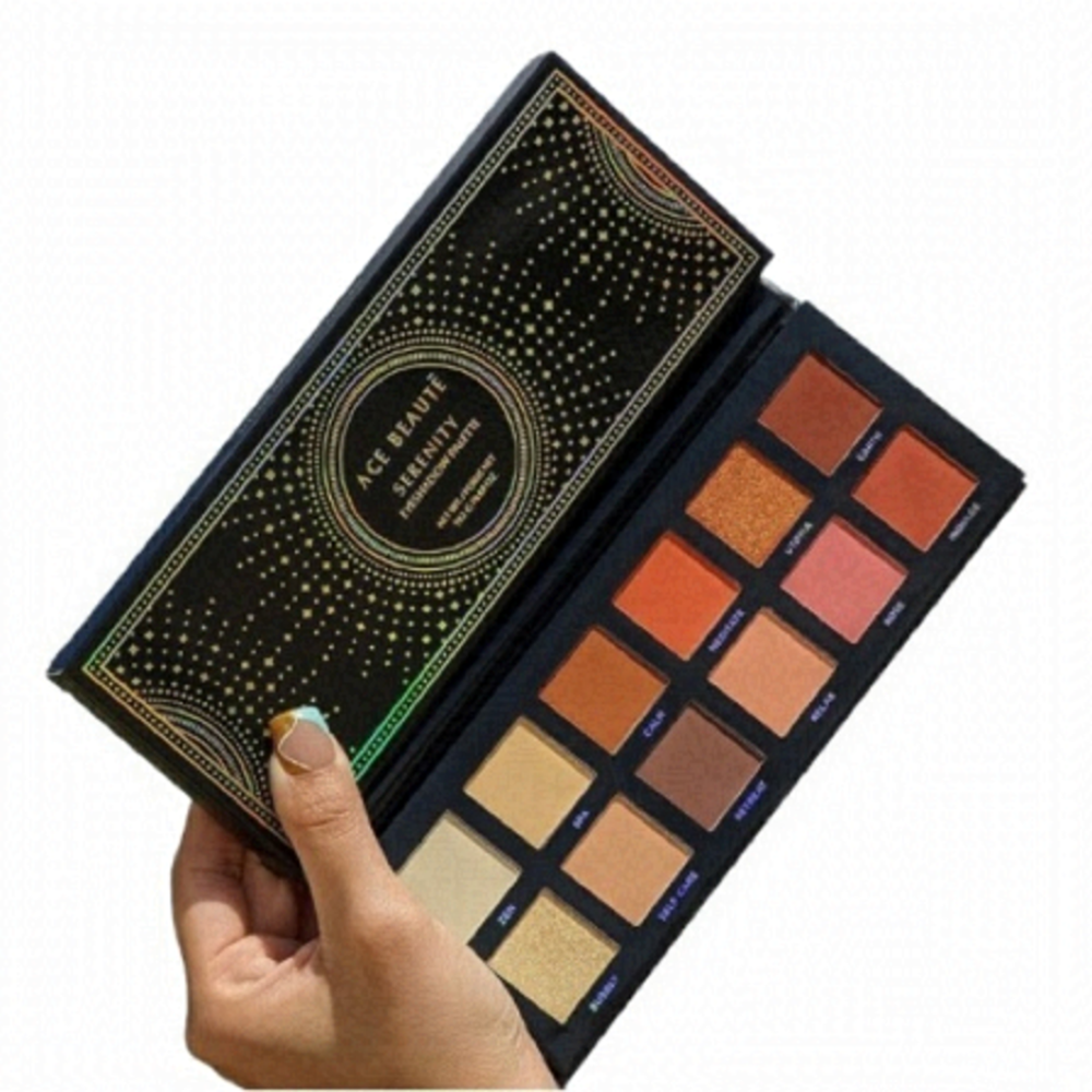 𝅺Ace Beauté Serenity 12 Pan Eyeshadow Palette